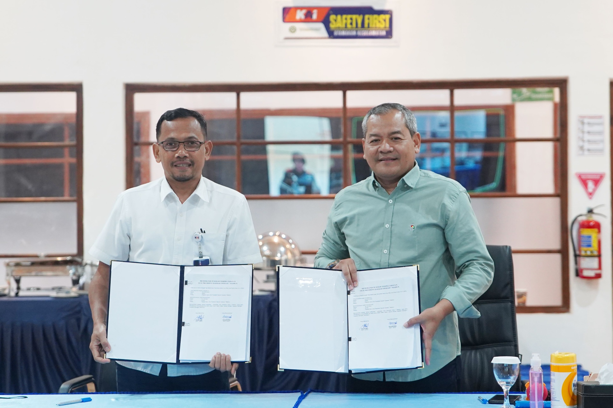 Ali Afandi Resmi Gantikan Suharjono sebagai Vice President Daop 7 Madiun